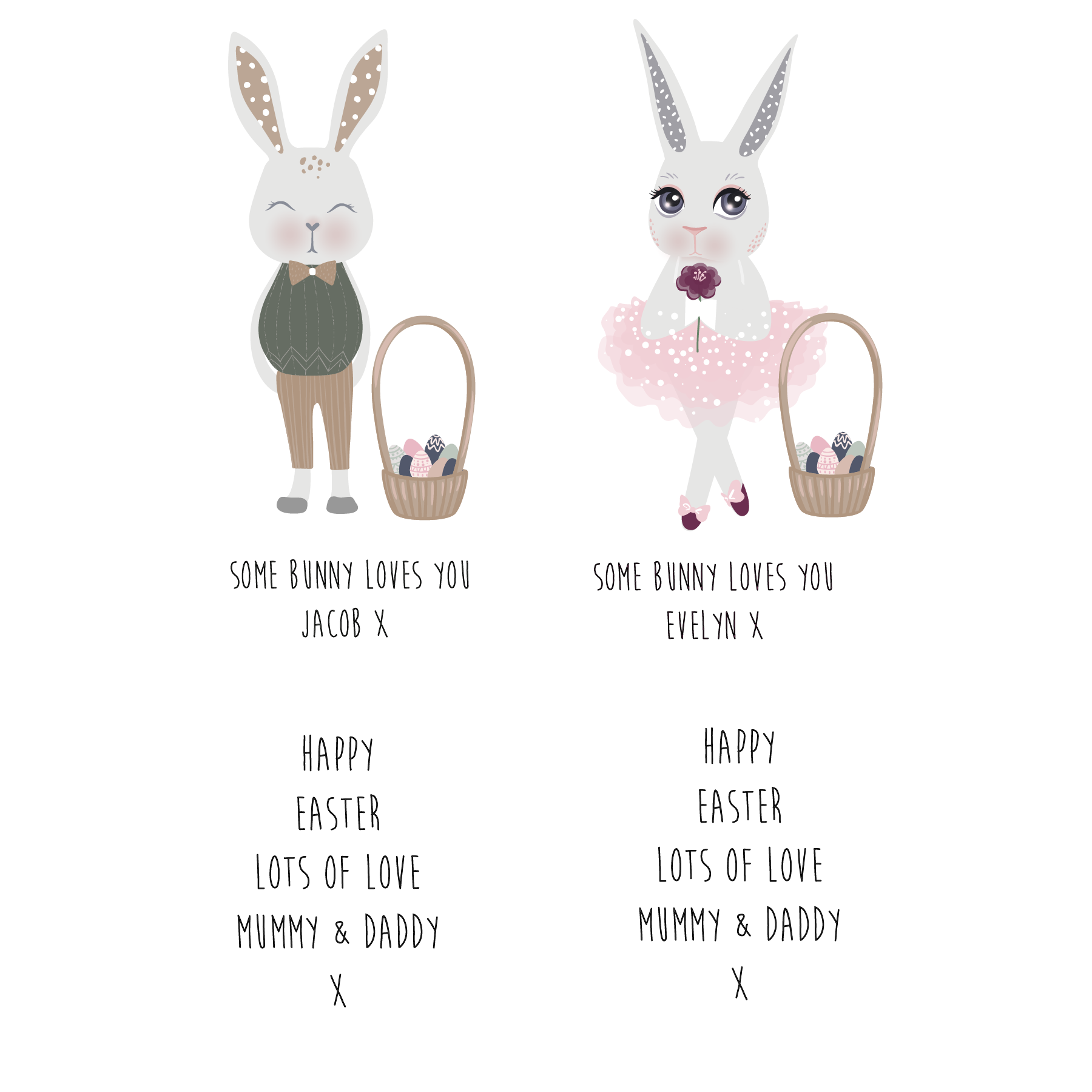 Personalised Children's Easter Bunny Gifts 