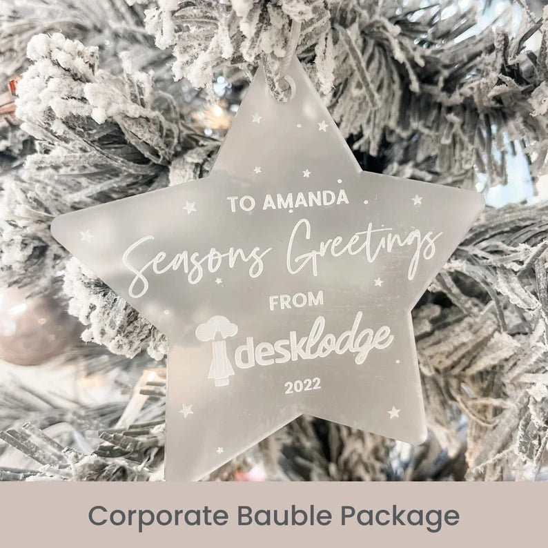 Corporate Business Christmas Bauble Package