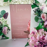 Rose Gold Festive Menu