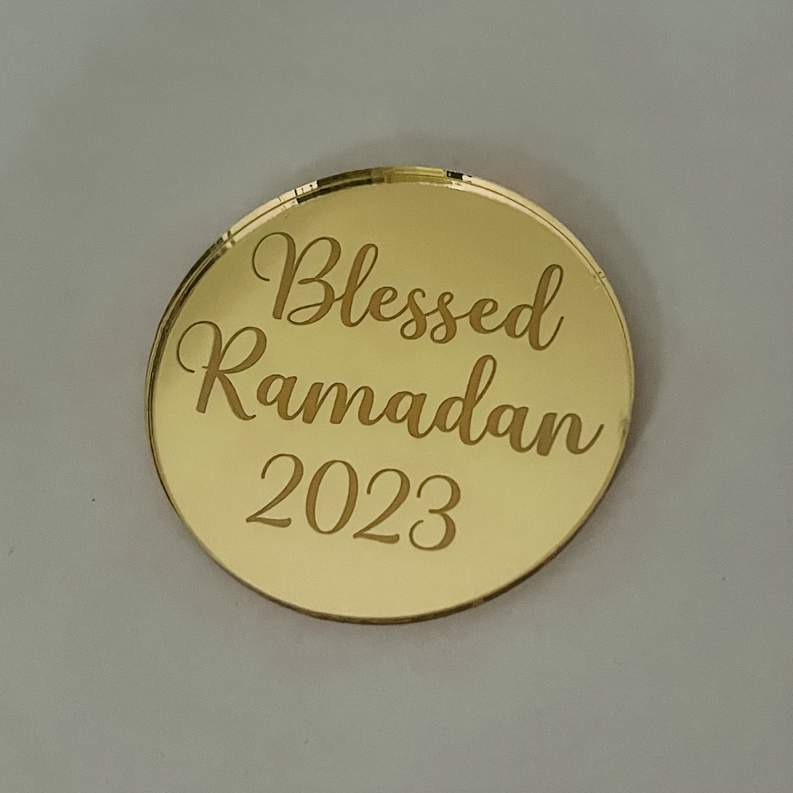 Blessed Ramadan Cake Charm